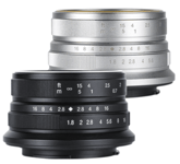 7artisans 25mm F1.8 Manual Focus Prime Lens for Sony E/Fuji FX/EOS-M M4/3 Mounts
