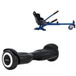 Paket Hoverboard Standard Go Kart 6.5 tums, Jetson Prism Black, Standard Räckvidd och Blå Hoverkart, Smart Balance