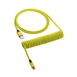 CableMod Cablemod Classic Coiled Cable - Dominator Yellow 1.5m Usb-c