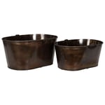 A Lot Decoration Rosendal Balja Antik Brun 2-Set Stor