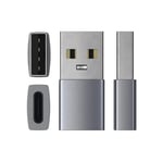 Satechi Adapter USB-A til USB-C, Space Grey