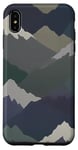 iPhone XS Max Cute Camouflage Pattern for Mountain, Forest Green Case