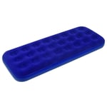 Inflatable Air Bed Mattress Single 191x73x22cm PVC Blue