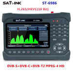 SATLINK ST-6986 Satellite TV Receiver DVB-S2/C/T2 MPEG4 HD H.265 10bits Spectrum