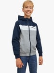 Jack & Jones Kids' Hooded Bomber Jacket, Navy Blazer