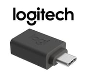 Logitech USB-C to USB-A Adaptor -CONNECT TO YOUR LAPTOP, TABLET 956-000028