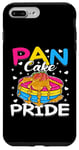 Coque pour iPhone 7 Plus/8 Plus Pansexual Pride Funny Pan Cake (gâteau à la casserole)