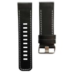 Läder klockarmband easyfit Garmin Enduro 2 - Svart