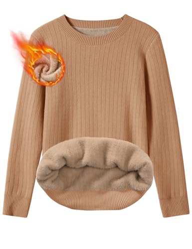 Pull Femme Hiver Mode Couleur Unie Sweatshirt Col V Décontractés Chaud