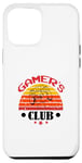 Coque pour iPhone 12 Pro Max Gamers Club Game Mode Level Up Jeux vidéo Culture de jeu