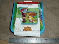 NINTENDO 2DS 3DS XL OFFICIAL ANIMAL CROSSING CONSOLE ZIP FOLIO CASE BRAND NEW! 