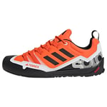 adidas Unisex Terrex Swift Solo 2.0 Hiking Shoes Sneaker, Orange/Core Black/Crystal White, 11.5 UK