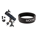 Celestron 31045 AstroMaster 130EQ Reflector Telescope & 94119-A 1.25 Inch Moon Filter