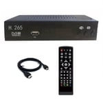 DVB T2 HEVC 265 Digital TV-mottagare DVB-T2 265 1080P HD-avkodare USB Markbunden TV-mottagare Set Top Box EU-kontakt