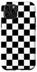 iPhone 11 Pro black-and-white chess checkerboard checkered pattern, Case