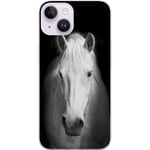 Apple iPhone 15 Plus Transparent Mobilskal Häst
