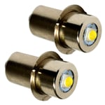 2-Pack High Power Bulb 3W LED for Makita BML185 ML140-ML143 ML184 Flashlight