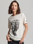 Superdry Tarot Cards Graphic T-Shirt, Off White