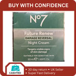 No7 Skincare Future Renew Damage Reversal Night Cream 50ml (Brand New)