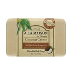 Bar Soap Coconut Creme; 8.8 oz by A La Maison