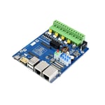 Waveshare Dual ETH Quad RS485 Base Board (B) til Raspberry Pi CM4