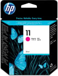 New HP Original Cartridges 11 Magenta Ink cartridge Single Pack Printer Ink
