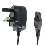 Charger Cable for PHILIPS HQ6000 HQ7000 HQ8000 Shaver UK 3 Pin Trimmer Plug