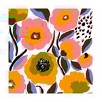 Marimekko Rosarium servett 33x33 cm 20-pack White