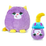 Misfittens - Kittens (Fishbowl) Assortment Purple Cat Kids Soft Plush Toy Age 4+