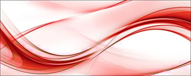 Pro-Art-Bilderpalette gla462o High Red Wave II Décoration Murale sous Verre Motif Onde Rouge 50 x 125 cm
