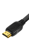 SiGN Platt HDMI till HDMI Kabel 4K, 2m - Svart