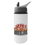 Cloud City 7 Borderlands Final Fantasy Crossover Logo Aluminium Water Bottle With Straw