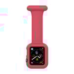 Apple Watch 41mm Series 7 Sjuksköterskeklocka med skal, röd