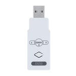 Convertisseur Adaptateur Coov DS50 Bluetooth de manette de jeu sans fil Contrôleur PS5 vers PS4 / Nintendo Switch / PC - blanc