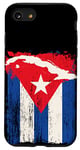 Coque pour iPhone SE (2020) / 7 / 8 Drapeau Cuba Support Patrimoine Cubain Carte de pays île Graphique