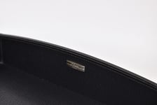 S.T Dupont 'Bac a Courrier' Black Leather Mail Tray / Box - 074802