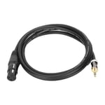 JORINDO XLR Hona till 3,5 mm 1/8 tum Hane Mikrofonkabel Balanserad Signal Sammankopplingssladd JD6027‑1,5 m / 4,9 ft
