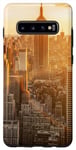 Coque pour Galaxy S10+ Coques de téléphone New York City Skyline Fashion Graphic Design