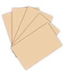folia 6310 - Lot de 50 feuilles de papier à dessin - 130 g/m² - Chamois - Format A3 - Pour la base de nombreux travaux manuels
