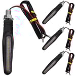 4st Motorcykel LED Blinkers LED Motorcykel Blinkers Ljus Motorcykellampa (FMY) 10.50X2.20X1.50CM