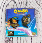 Pin Kings Crash Bandicoot Enamel Pin Badge Set 1.3 Tawna/Dingodile (New)