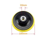 Tampon de support pour polisseuse de voiture,disque de papier,auto-adhésif,machine à polir,outil de ponceuse d'angle,1 pièce - Type 100mm 10mm Hole