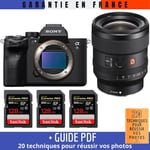 Sony A7S III + FE 24mm F1.4 GM + 3 SanDisk 128GB Extreme PRO UHS-II SDXC 300 MB/s + Guide PDF ""20 TECHNIQUES POUR RÉUSSIR VOS PHOTOS