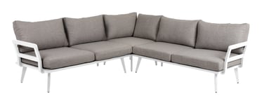 Villac Hörnsoffa Byggbar - Vit/Beige
