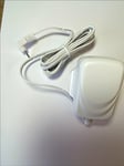 White UK Plug Adapter Charger for Motorola Baby Monitor BOTH MBP43 MBP43 DEVICES