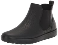 ECCO Women's Soft 7 Chelsea Boots, Black, 9 UK