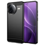 tectTech Xiaomi Poco F7 Pro Skal TPU Brushed Svart