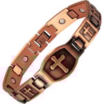 Herrars Heilwiy Koppararmband Hälsarmband Magnetiskt Armband Korsarmband