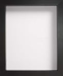 Radcliffe Black Wooden Deep 3D Box Frame A2, White Backing Board * Choice of Sizes* NEW