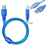 USB DATA CABLE LEAD FOR Canon PIXMA MG5650 All-in-One Wi-Fi Printer & FAST PRINTING FOR PC/MAC/WINDOWS